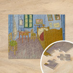 Slaapkamer in Arles | Vincent van Gogh Legpuzzel<br><div class="desc">Slaapkamer in Arles (1889) van Vincent van Gogh is een boeiende voorstelling van de eenvoudige slaapkamer van de kunstenaar in zijn huis in Arles, Frankrijk. Het schilderij heeft gedurfde, expressieve kleuren en vervormde perspectieven, waardoor de emotionele intimiteit van de ruimte wordt benadrukt. De meubels en het decor, zoals het houten...</div>