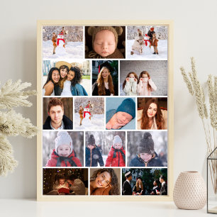 Slaapkamer Muurkunst Foto Collage Poster