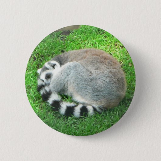 Slaapkamer op gras ronde button 5,7 cm (Voorkant)