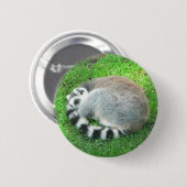Slaapkamer op gras ronde button 5,7 cm (Voorkant /achterkant)