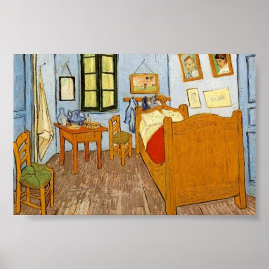 Slaapkamer van Van Gogh Poster (Voorkant)