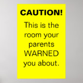 slaapkamerdeur poster (Voorkant)