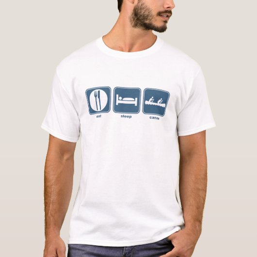 slaapkanon eten t-shirt (Voorkant)