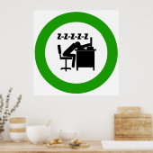 Slaapkantoor Poster (Keuken)