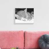 Slaapkat Canvas Afdruk (Insitu (Woonkamer))