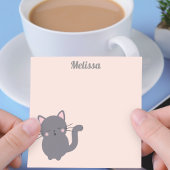 Slaapkat Grijs Muis Roze Plaknotities Post-it® Notes