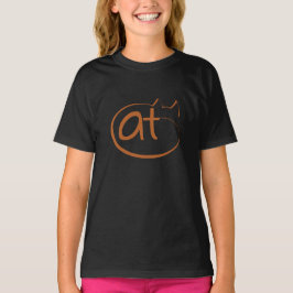 Slaapkat lijn art ontwerp t-shirt