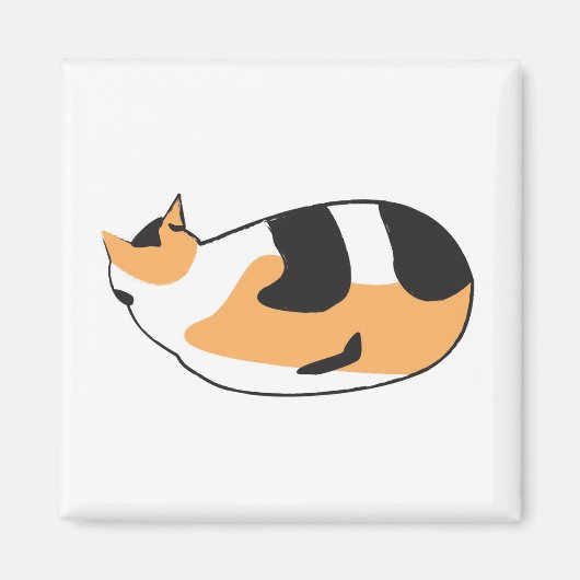 Slaapkat Magneet (Voorkant)