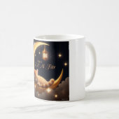 Slaapkat op halve maan koffiemok (Voorkant rechts)