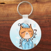 Slaapkat sleutelhanger (Voorkant)
