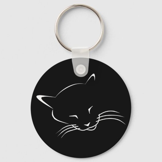 Slaapkat Sleutelhanger (Voorkant)
