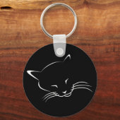 Slaapkat Sleutelhanger (Voorkant)