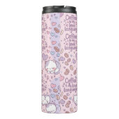Slaapkatten Kawaii Thermokop Thermosbeker (Achterkant)