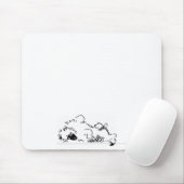 slaapkeeshond muismat (Met muis)