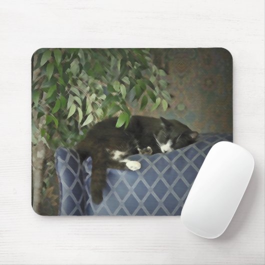 Slaapkeuken, Kat Kitten Mousepad Muismat (Met muis)