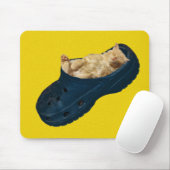 Slaapkeuten in croc Shoe, Mousepad Muismat (Met muis)