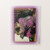 Slaapkeuten in een Bourgogne Legpuzzel (Verticaal)