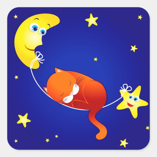 Slaapkeuten, sticker (Voorkant)