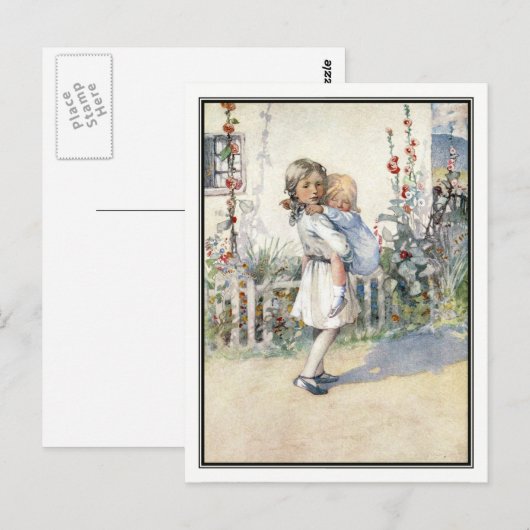 slaapkind door Honor C. Appleton Briefkaart (Voorkant / Achterkant)