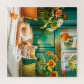 Slaapkitten Legpuzzel (Horizontaal)