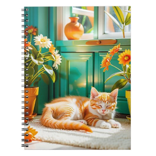 Slaapkitten Notitieboek (Voorkant)