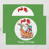 Slaapklaart voor Sinterklaas Feestdagenkaart (Voorkant / Achterkant)