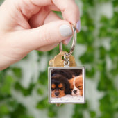 Slaapknuffels Cavalier King Charles-sleutelhanger Sleutelhanger (Hand)