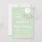 Slaapkoala babyshower uitnodiging (Voorkant)