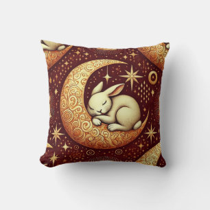 🌙🐰 Slaapkonijn Maan Gezellige Decoratie Cadeau ✨ Kussen