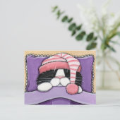 Slaapkop - Kat-Briefkaart Briefkaart (Staand voorkant)