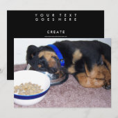 slaapkop rottweiler kaart (Voorkant / Achterkant)