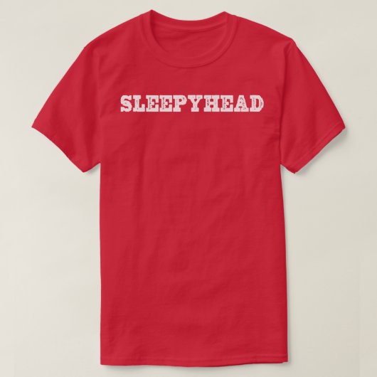 Slaapkop T-shirt (Design voorkant)