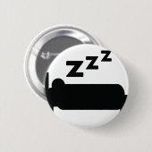 slaapkop zzz slaap ronde button 5,7 cm (Voorkant /achterkant)