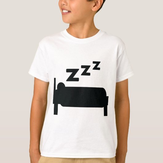 slaapkop zzz slaap t-shirt (Voorkant)