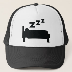 slaapkop zzz slaap trucker pet