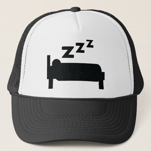 slaapkop zzz slaap trucker pet (Voorkant)