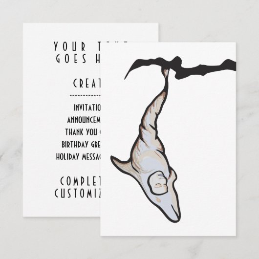 slaapkopdolfijnencoon kaart (Voorkant / Achterkant)