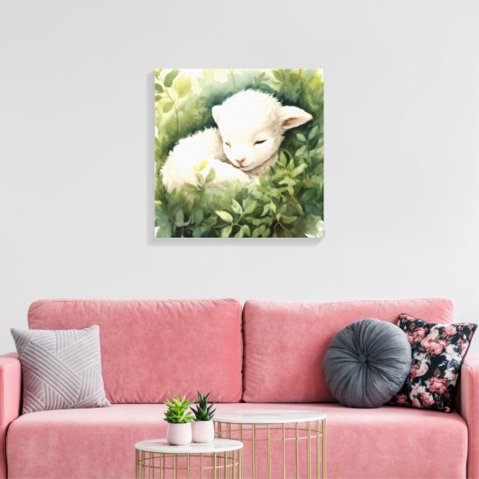 Slaaplamp Canvas Afdruk (Insitu (Woonkamer))