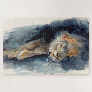 slaapleeuw legpuzzel
