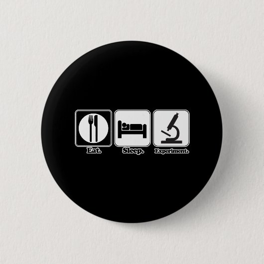 slaapliedexperiment ronde button 5,7 cm (Voorkant)