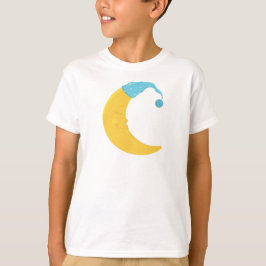 Slaapmaan, Gele maan, Cute Moon, Nightcap T-shirt