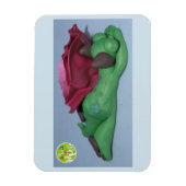 Slaapmaan onder Rozen magneet (Verticaal)