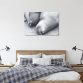 Slaapmaatjes Canvas Afdruk (Insitu (Slaapkamer))