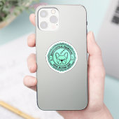 Slaapmachine 3000 Franse Bulldog Tech Grappige Hon Sticker (Telefoon)