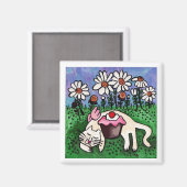 Slaapmagneet Kat Angel Magneet (Voorkant / Achterkant)