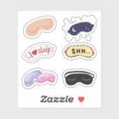 Slaapmasker Stickers (Vel)