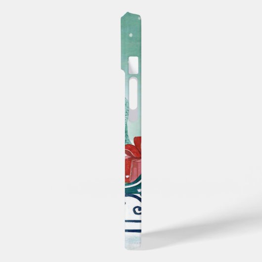 Slaapmeisje met kerstklep Iphone 6 plus hoesje (Achterkant / Links)