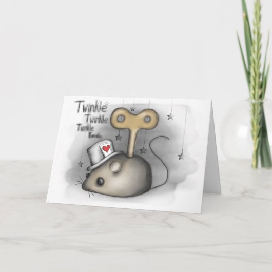 Slaapmuis - Alice Card Feestdagen Kaart (Voorkant)