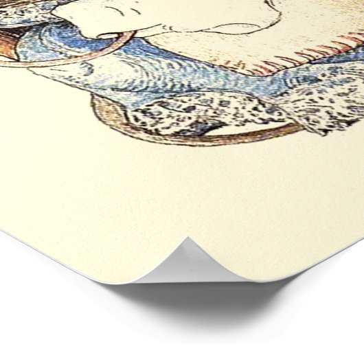 Slaapmuis Moeder en Kind Poster (Hoek)