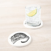 slaapmuis zandsteen onderzetter (Zijkant)